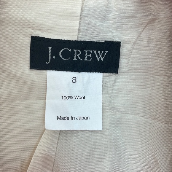 J.Crew Distressed Wool Blazer Size 8 - Picture 6 of 7